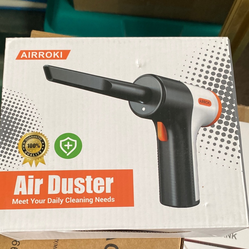 Black and White Air Duster